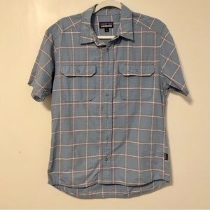 Patagonia Plaid Button Front Short Sleeve Shirt